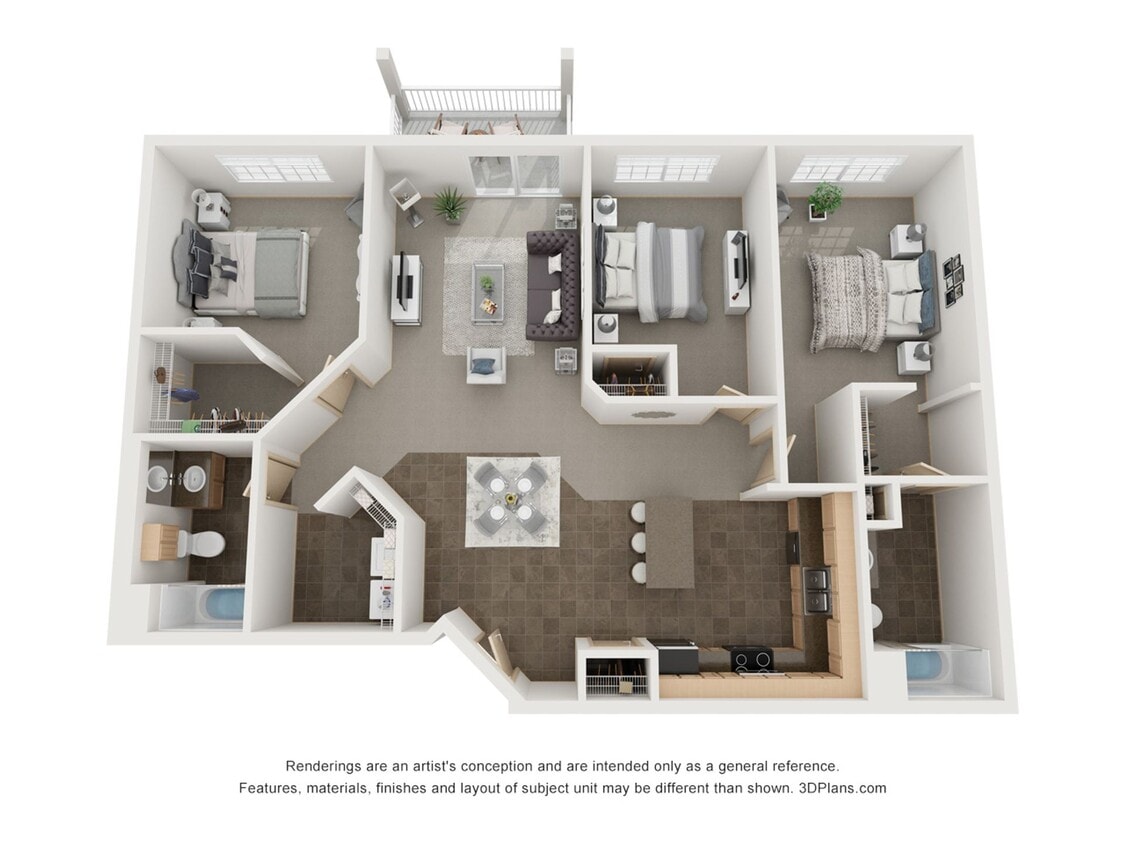 Floor Plan - 4677 - 3 Bedroom