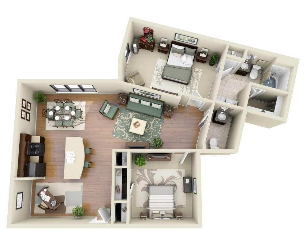 Floor Plan - Montebello (A2B)