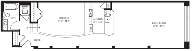 Carolina 1CC.jpg - CA-CC One Bedroom, One Bathroom