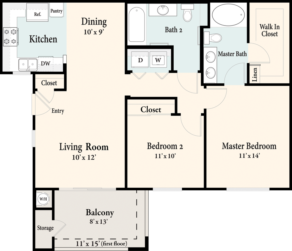 Floor Plan - The Chateau