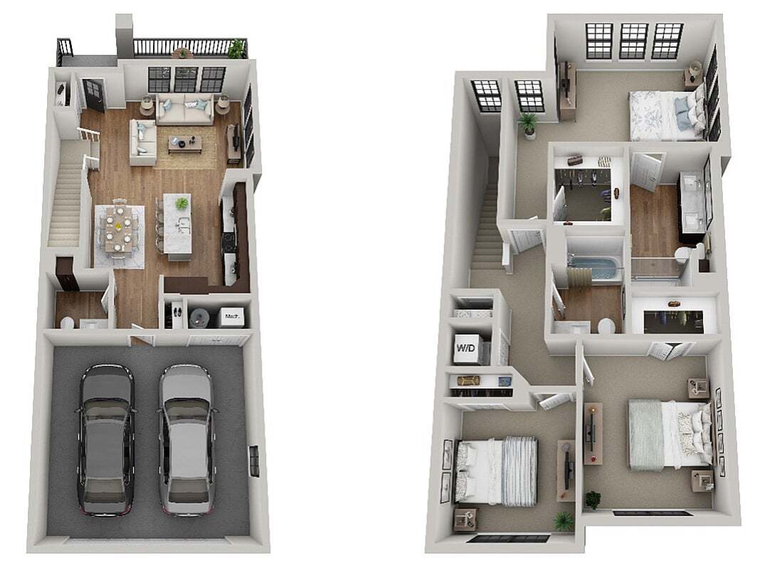 Floor Plan 3T | Arrabelle Apartments | Apartments in Cedarburg, WI - 3T