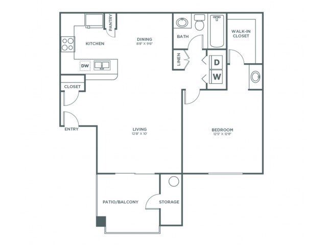 1x1 - 1 Bedroom 1 Bath - Classic