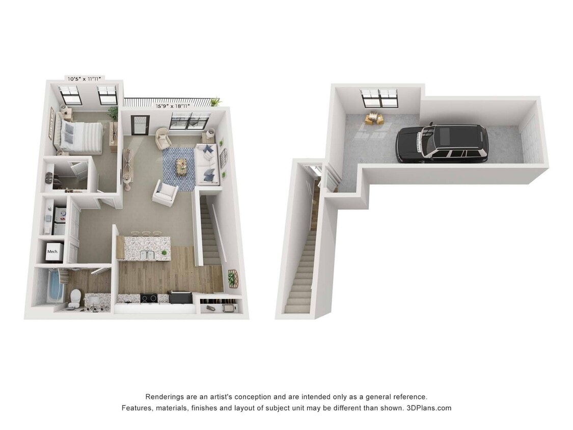 Floor Plan - Pearson - Attached Garage 