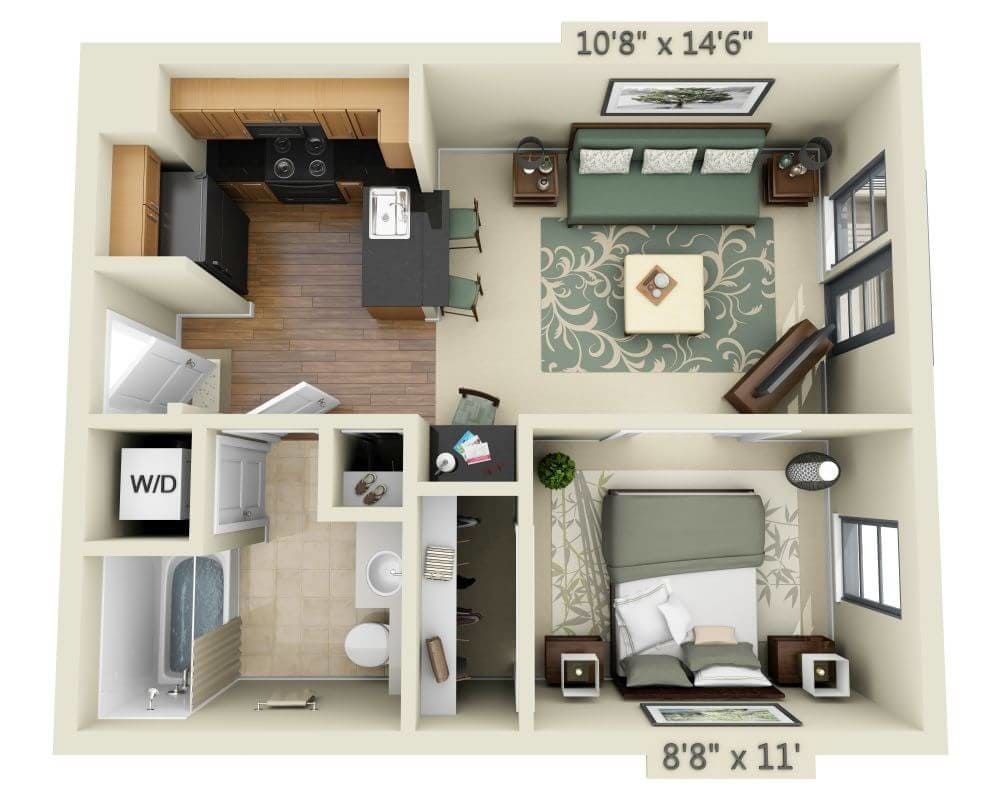Floor Plan - Rossi A1A