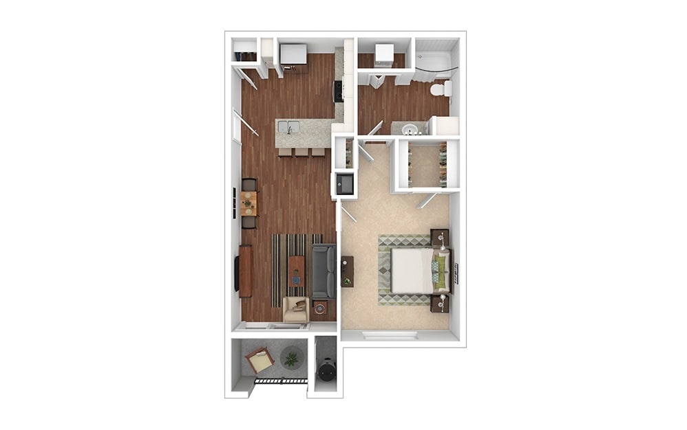 Floor Plan - Hermann - Renovated