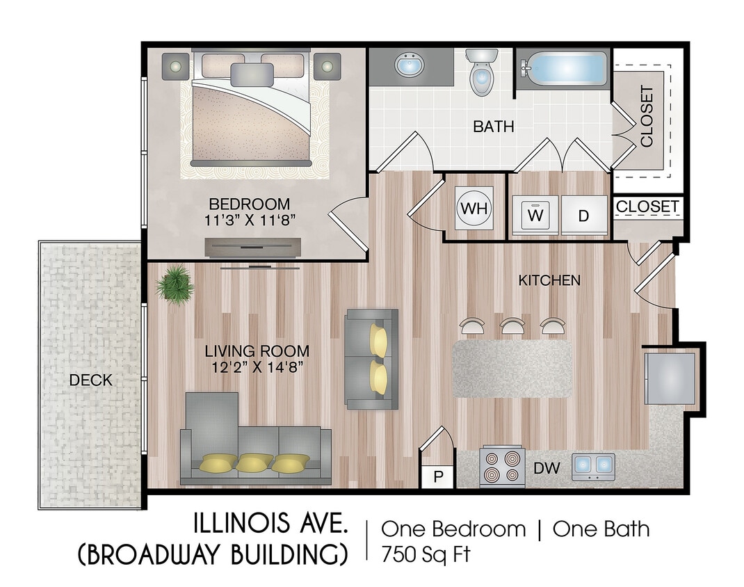 750 Square Feet - Illinois Ave (Broadway Building)