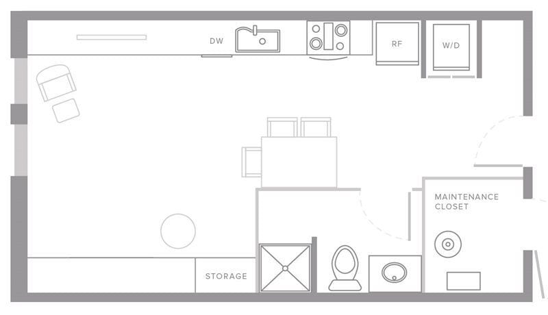 Floor Plan - Studio