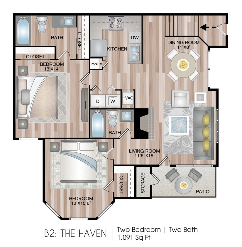 Floor Plan - The Haven