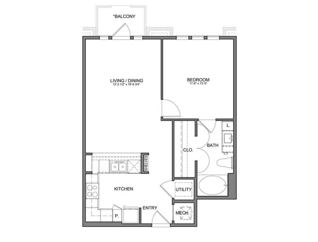 Floor Plan - Stag’s Leap 7A7.3