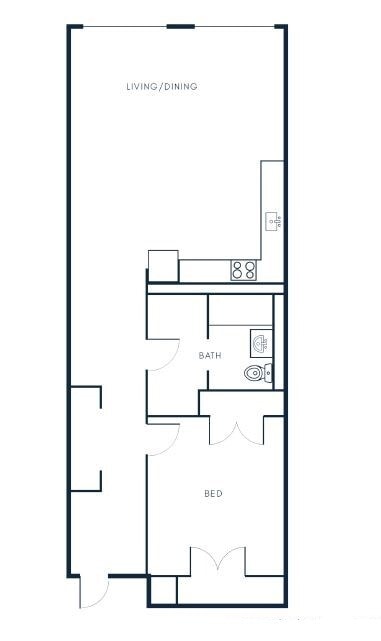 Floor Plan - 1x1 - A4