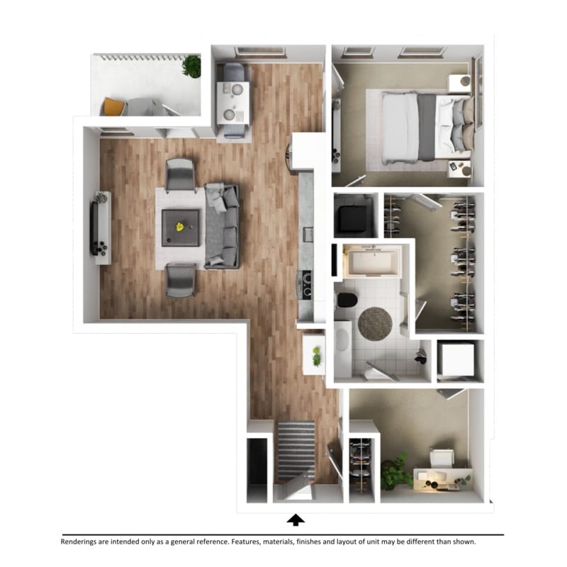 Floor Plan - Champlain - Luxury Apartment