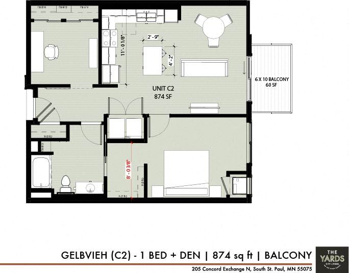 Floor Plan - Gelbvieh (C2)