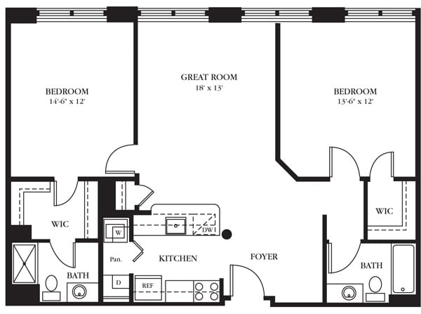 American Cigar 2AB.jpg - AC-AB Two Bedroom, Two Bathroom