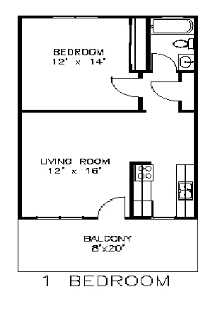 1BR/1BA - 1BR/1BA