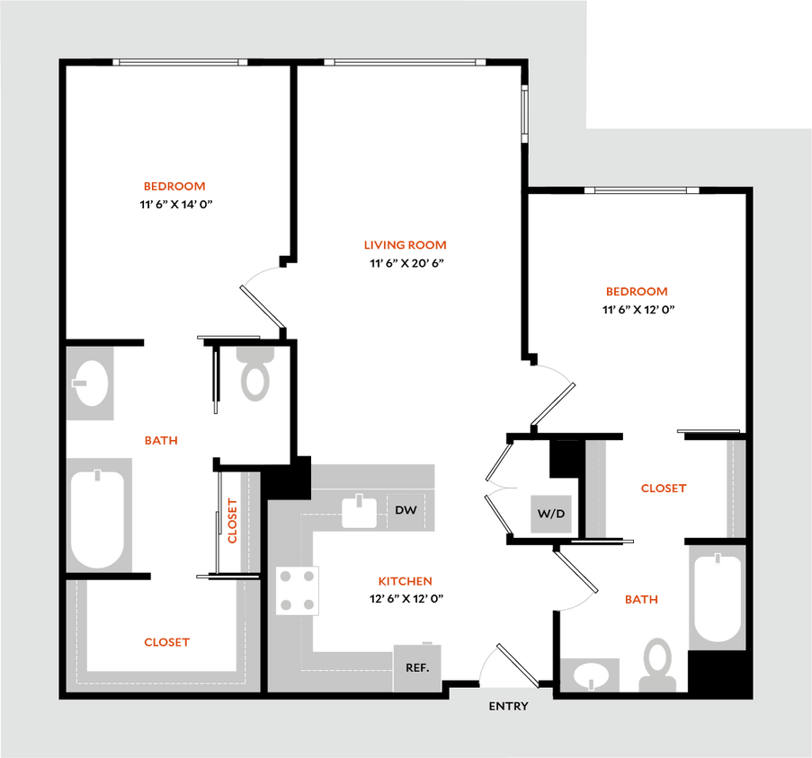 Floor Plan - Plan 2F