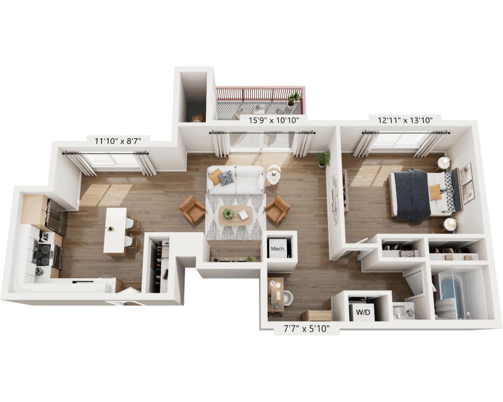 Floor Plan - Bently (A1F)
