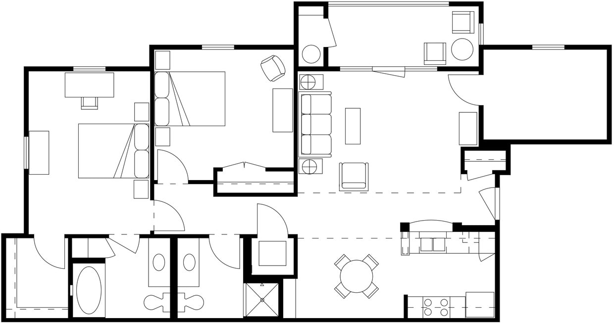 Floor Plan - Tower Deluxe Double