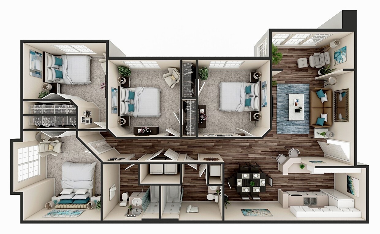 Floor Plan - 4 Bedroom