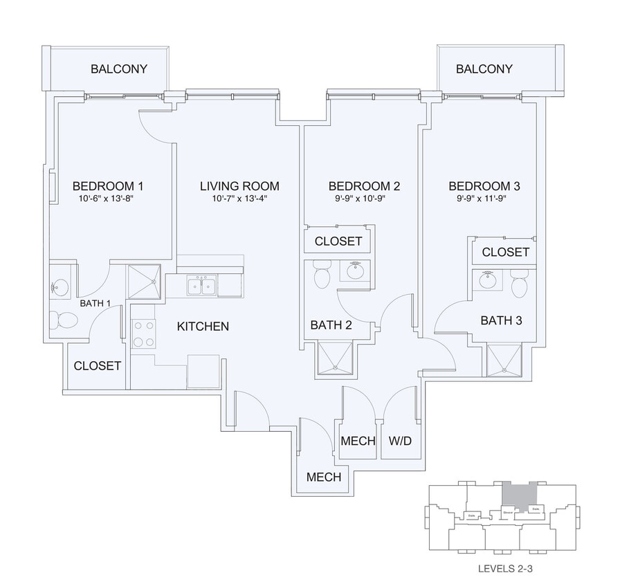 Floor Plan - 3x3 1189