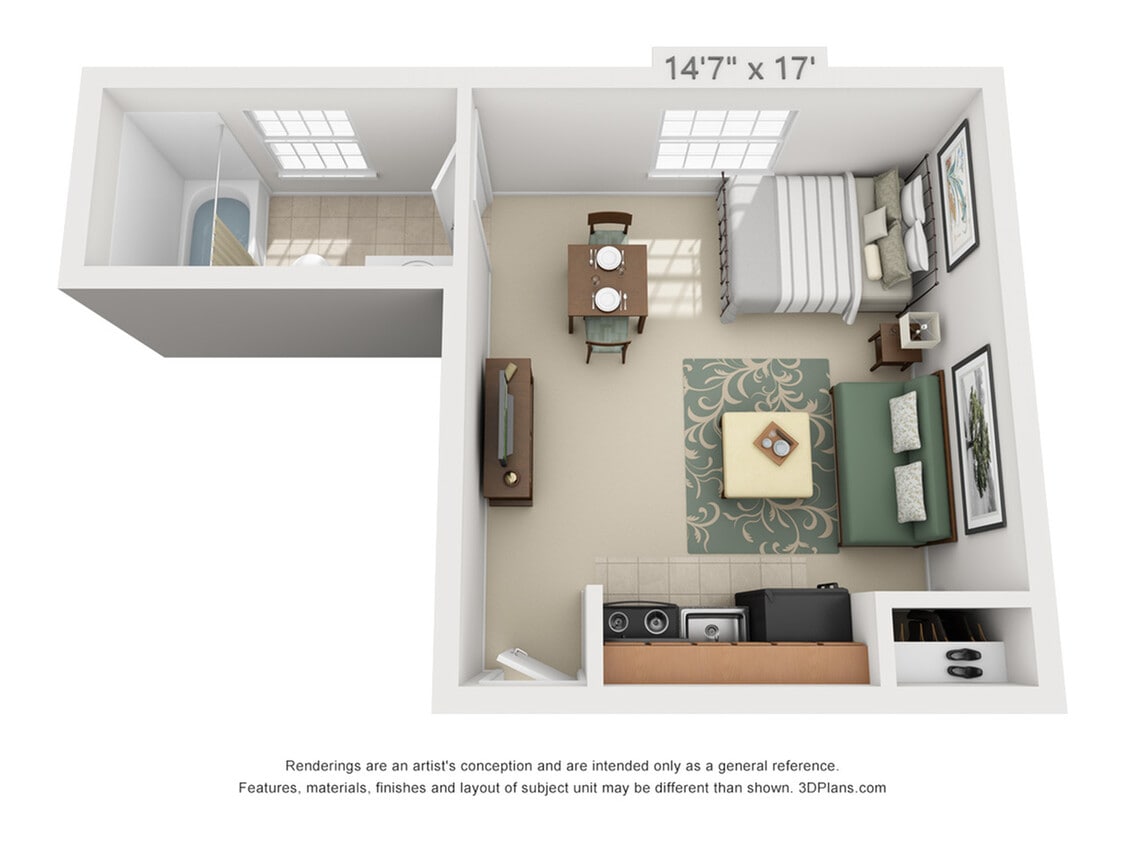 deluxe studio - Studio Deluxe | 250 sqft