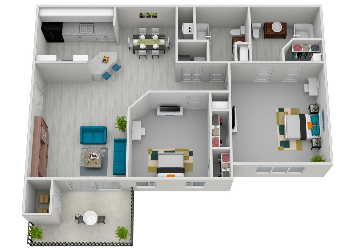 Floor Plan - 2 Bedroom