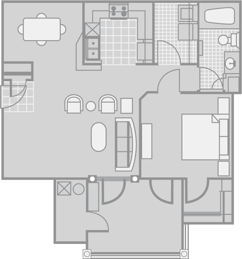 1BR/1BA - 1 bedroom deck - The Estates at Legends