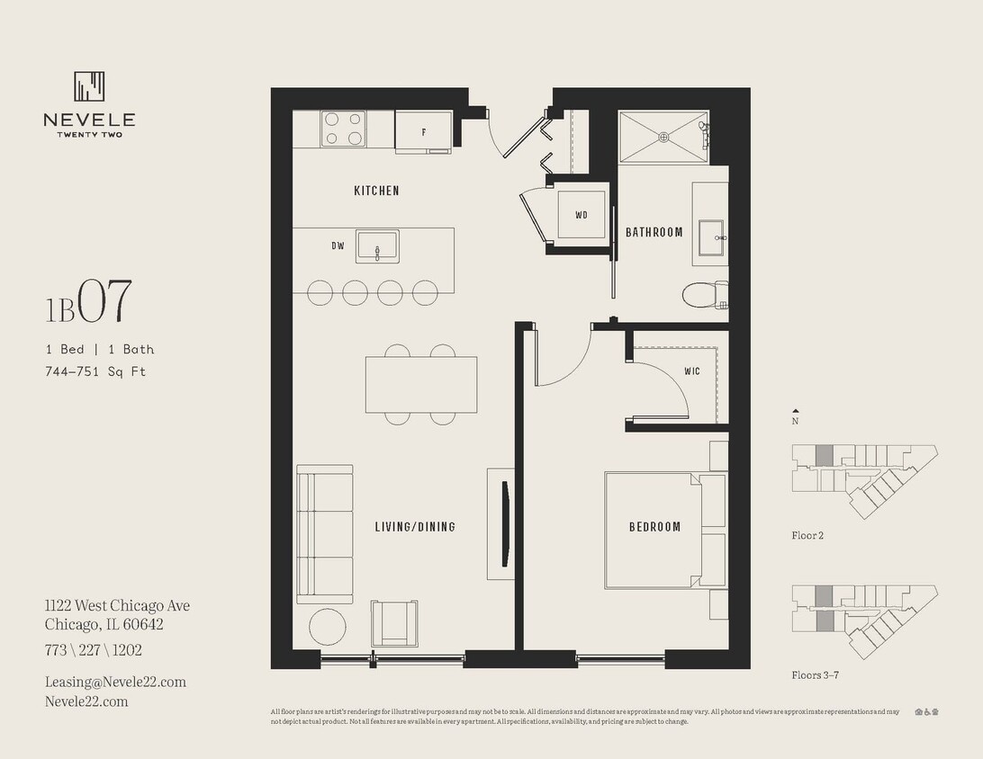 Floor Plan - 1B07
