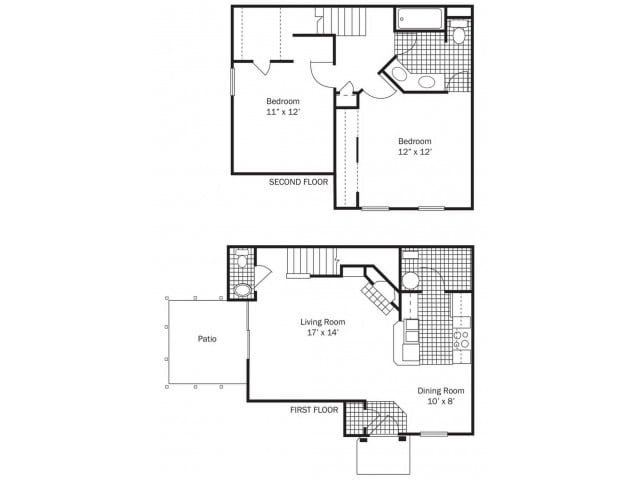 2b townhome b - Two Bed Townhome B