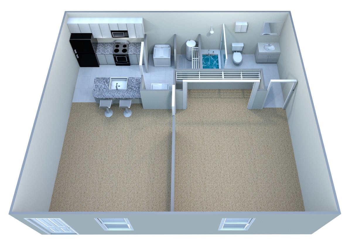 Floor Plan - Classic Deluxe II with breezeway