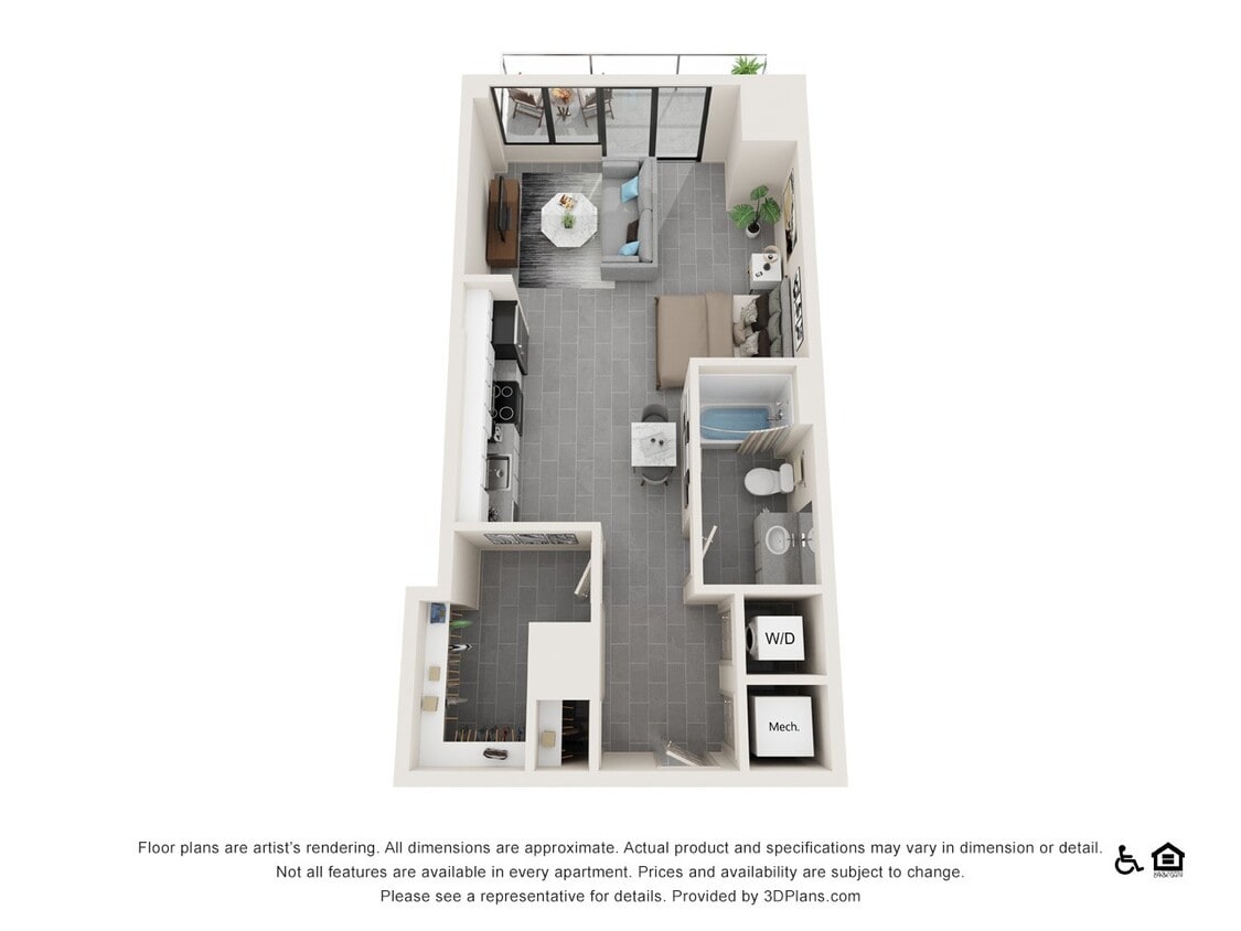 Floor Plan - Studio D