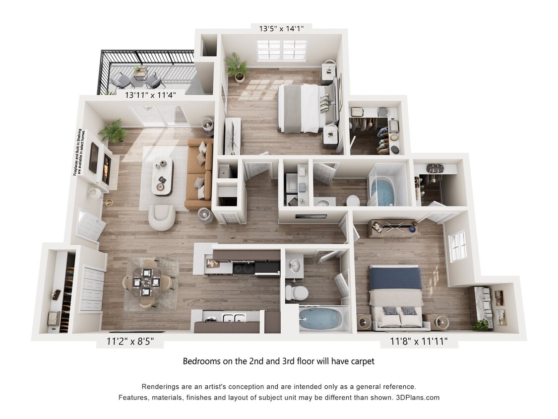 Floor Plan - The Mimosa