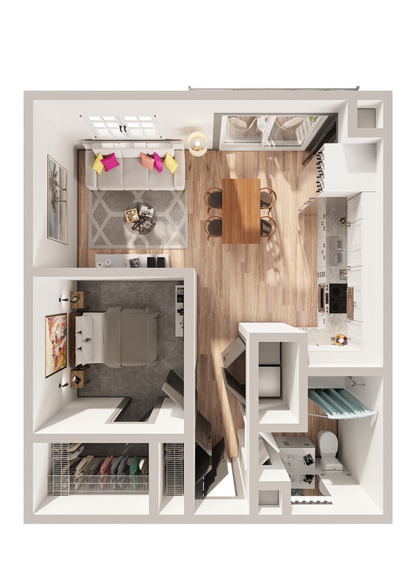 Legacy North - A1DC0 Floorplan - A1D