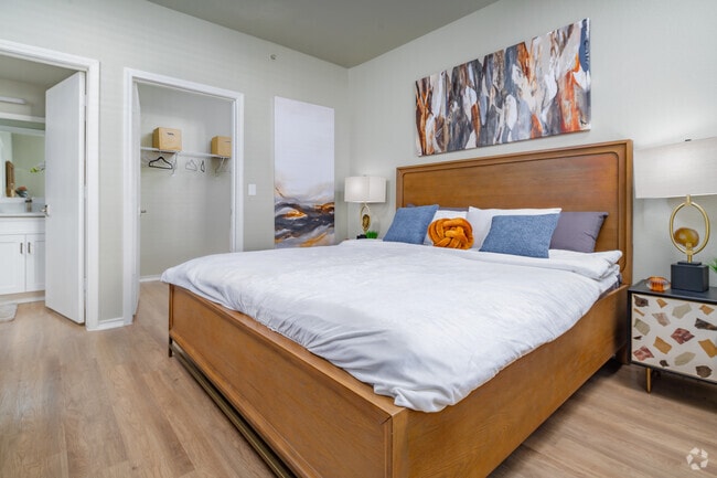 2BR, 1BA - 881SF Bedroom 2 - Nova Vista Apartments at Woodlake