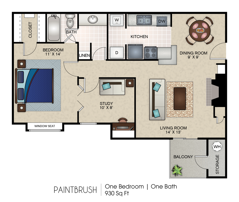 Floor Plan - Paintbrush