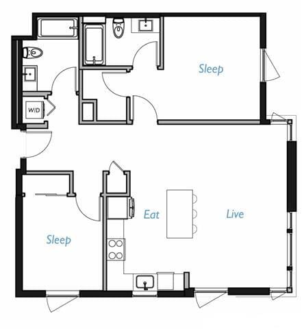 Floor Plan - A3- 2C