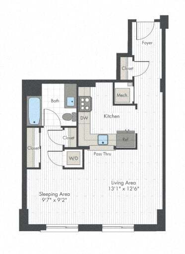 Floor Plan - Studio-A3
