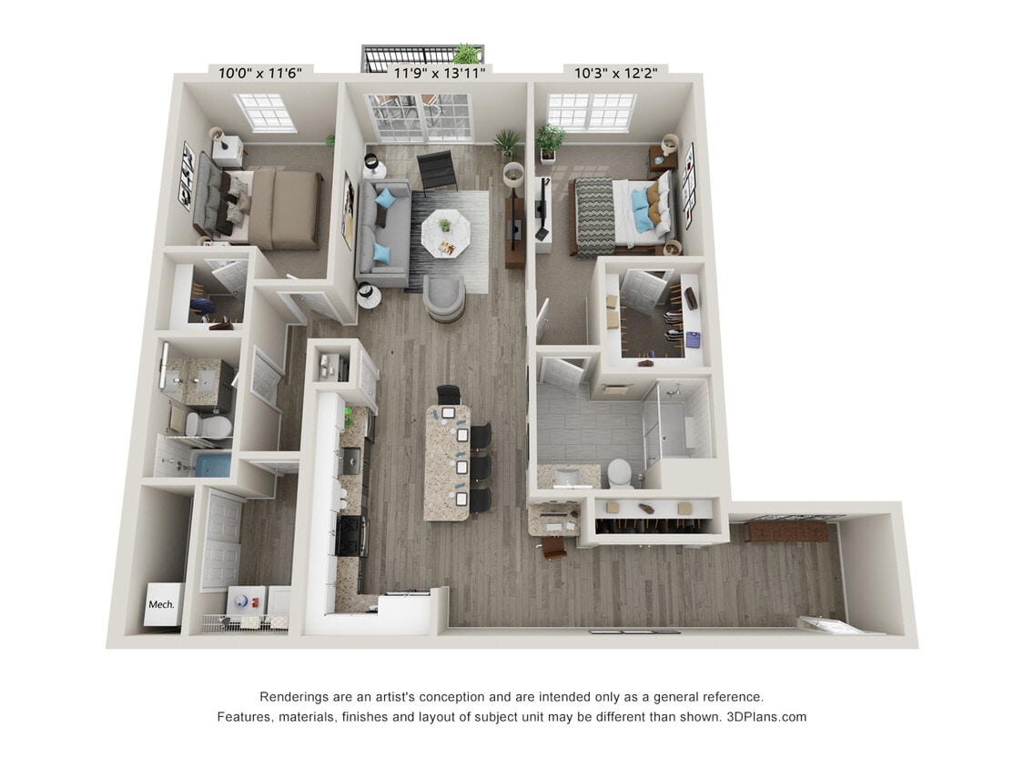 Floor Plan - The Archway D