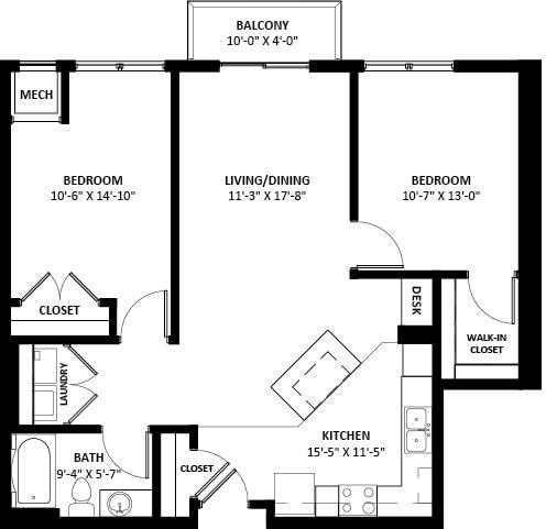 Floor Plan - Diamond 1