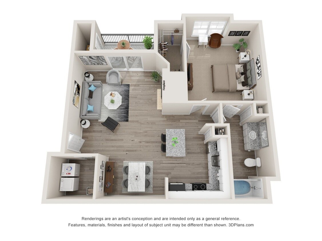 Floor Plan - The Downtown