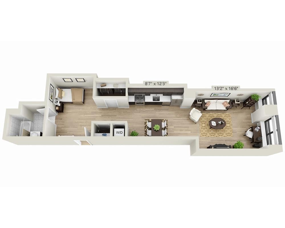 Floor Plan - Studio E1YP