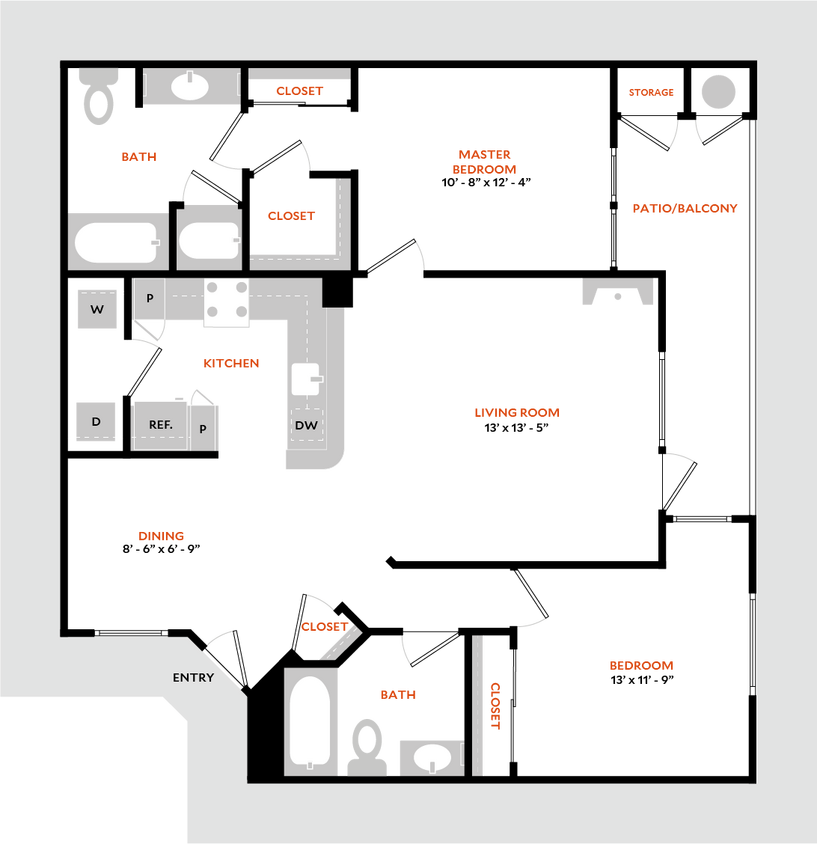 Floor Plan - Plan 2E