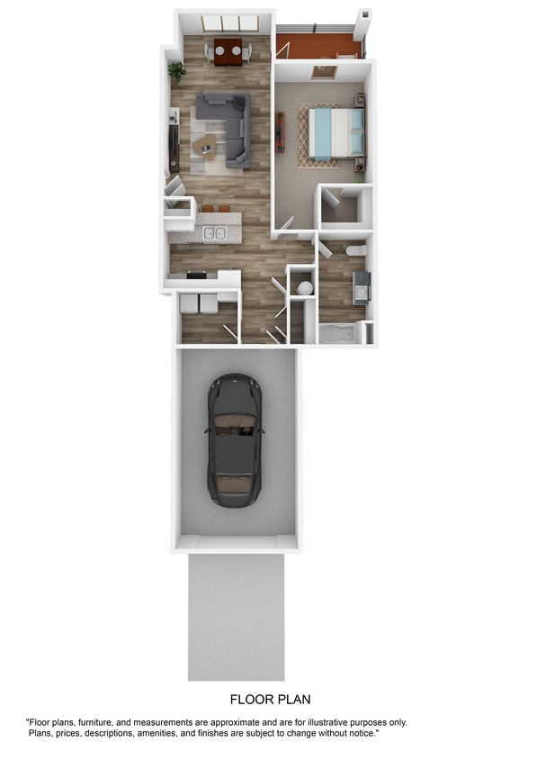 Canyon.JPG - A6 Canyon - One Bedroom, One Bathroom w/Garage