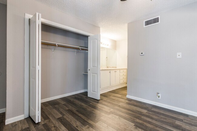 Virtual Office inside closet - Shady Oaks