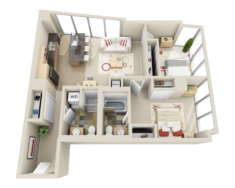 Floor Plan - Highrise B2F