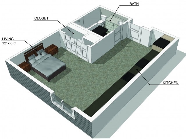 Floor Plan - Studio A