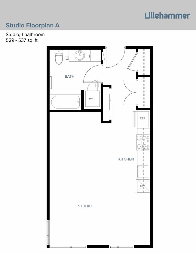Floor Plan - Studio A