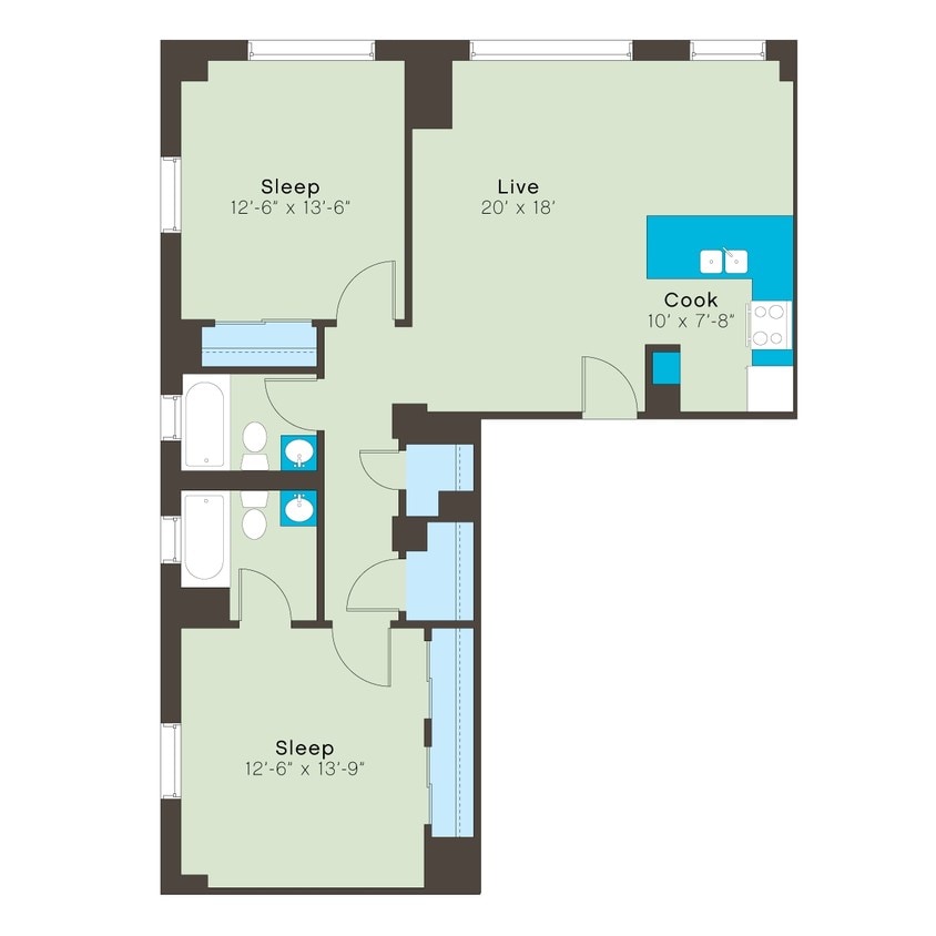 Floor Plan - 214e-2bT05