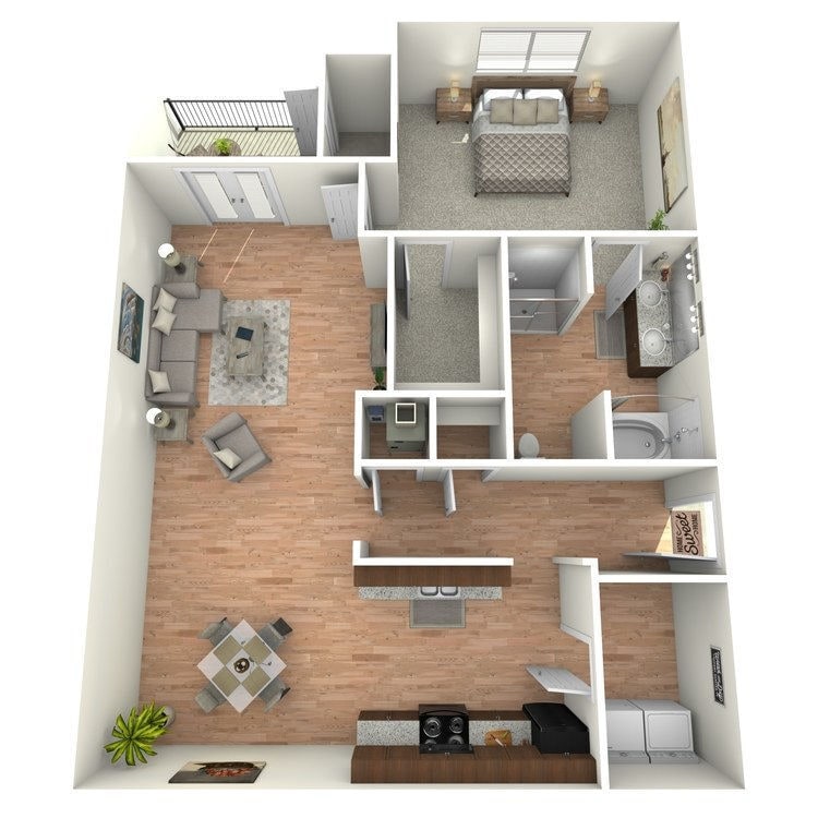 Floor Plan - 1 DLX-V