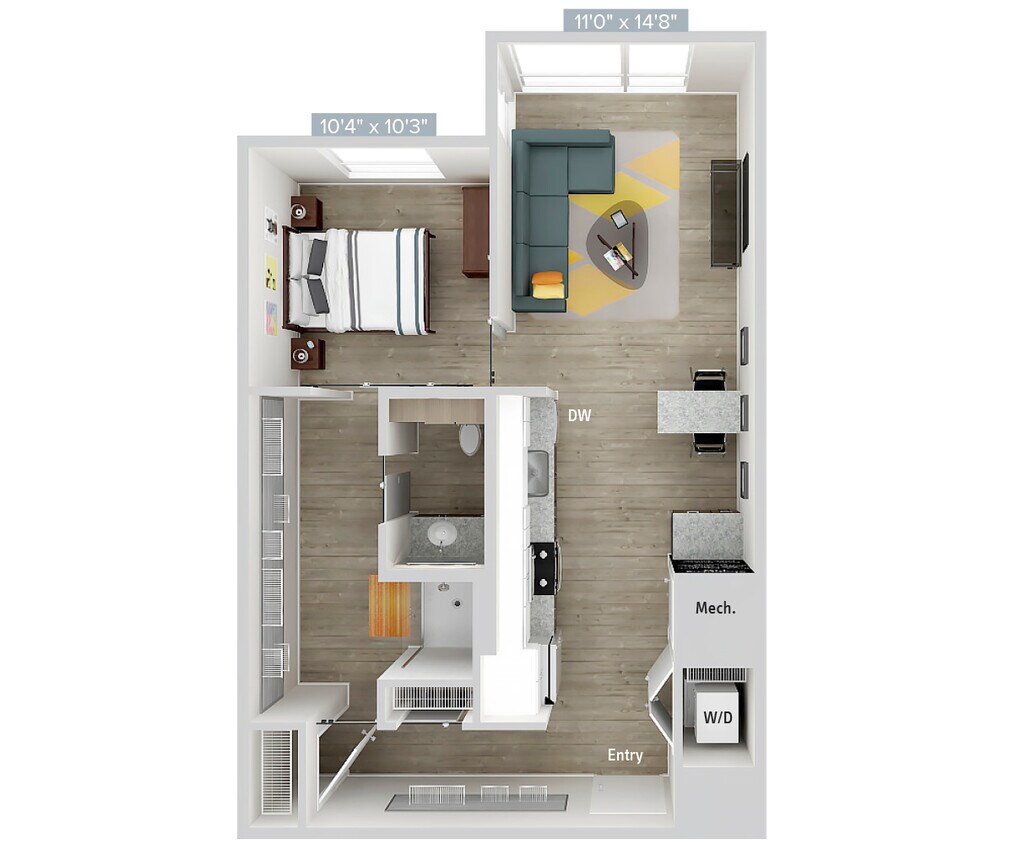 Floor Plan - A5-721SF-Apt421