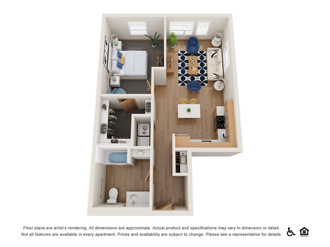 Floor Plan - 1-B MFTE